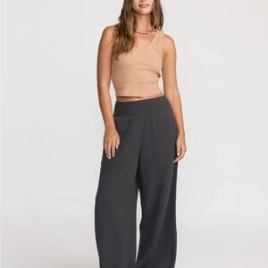 Billabong Charcoal Wide Leg Pants